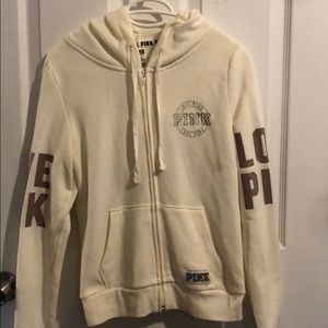Victoria secret PINK zip up sweatshirt